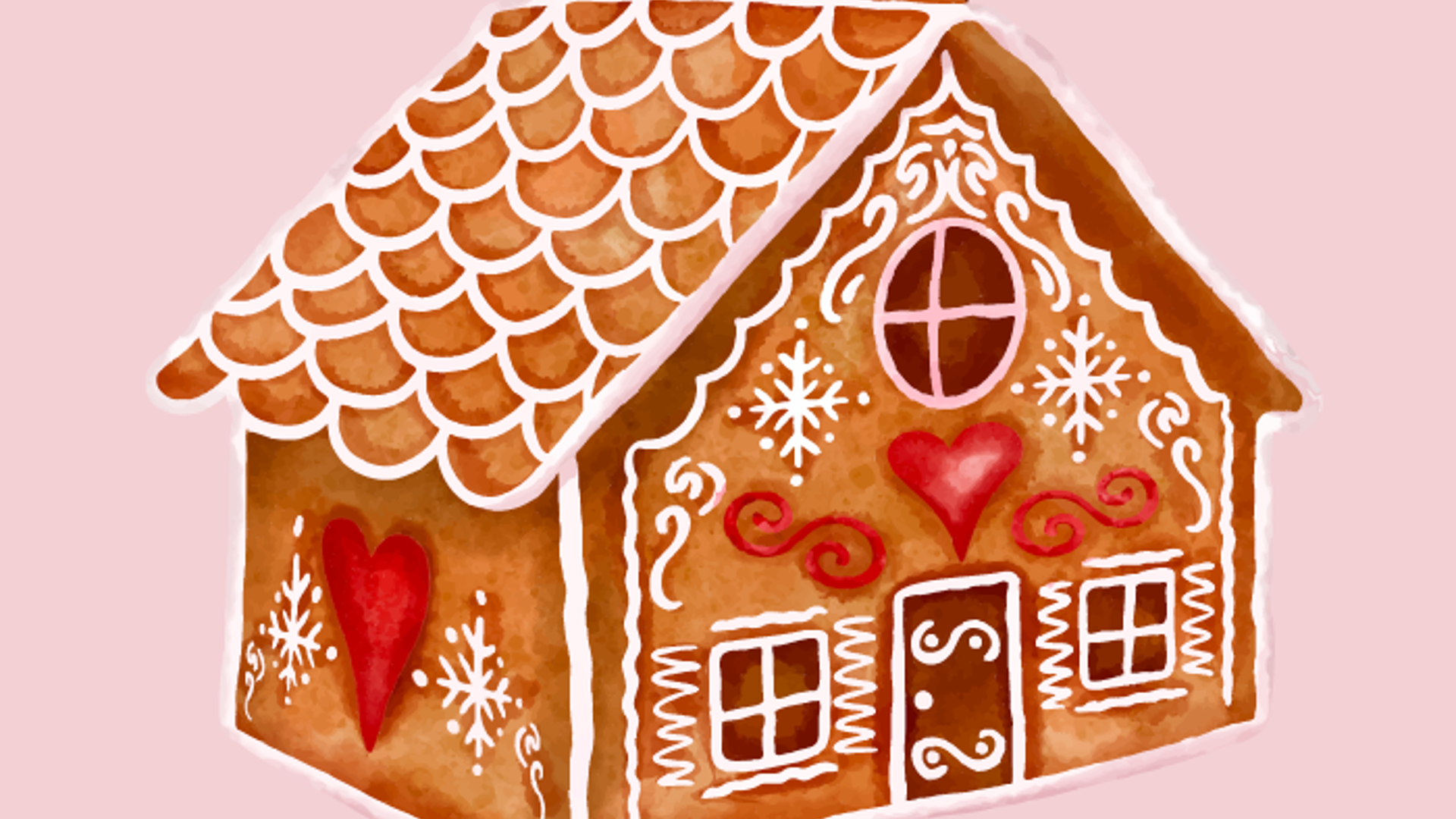 Tegning af honningkagehus