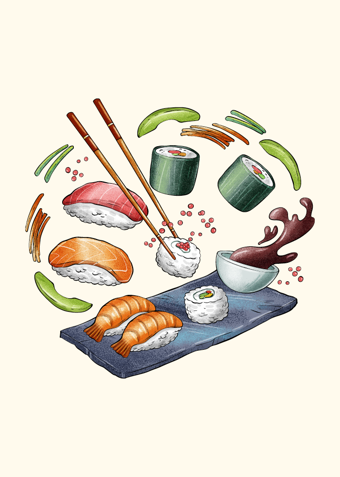 Sushi - Klik for at tilmelde dig