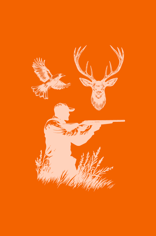 Jæger, fulg og hjort