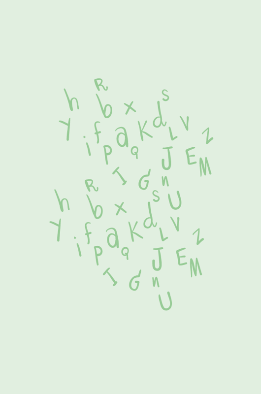 Bogstaver der flyver